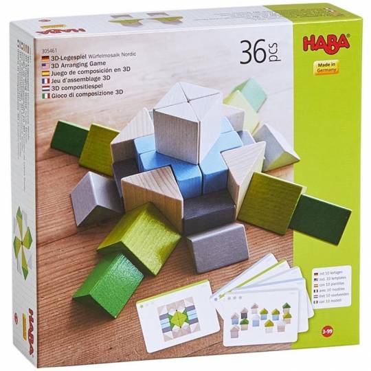 Jeu d'assemblage en 3D Mosaïque Nordic Haba - 1