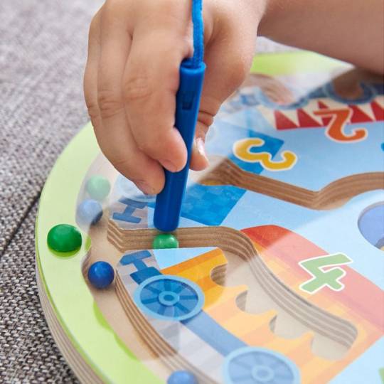 Jeu magnet Le petit train de billes Haba - 3