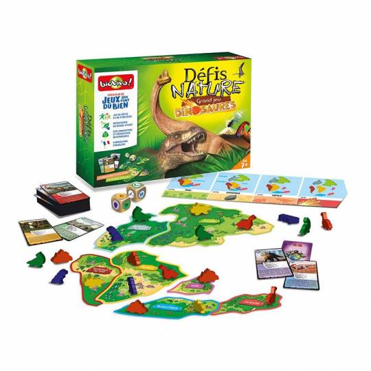 Défis Nature - Grand jeu Dinosaures Bioviva Editions - 1