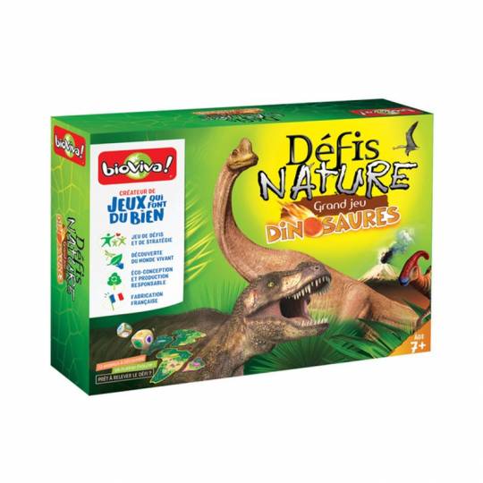 Défis Nature - Grand jeu Dinosaures Bioviva Editions - 2