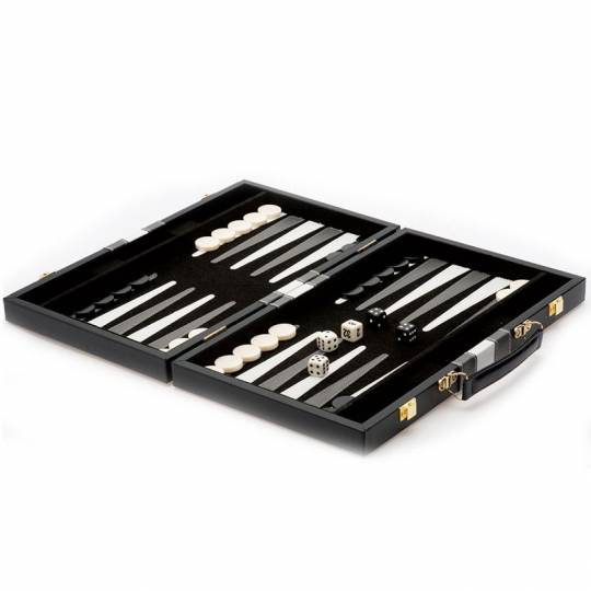 Backgammon L'Elégant simili cuir 38cm Prestige - 1