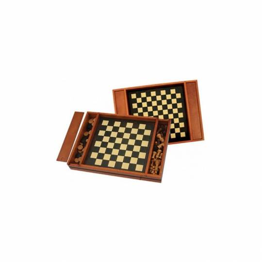 Coffret plumier échecs et dames Prestige - 4