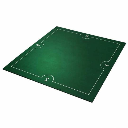 Tapis Bridge Coeur de Pique Excellence Vert 78 X 78 cm Excellence - 1