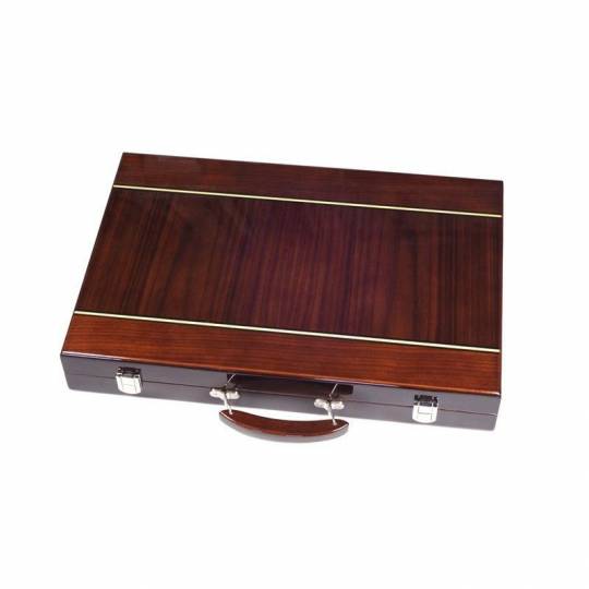 Backgammon bois marqueté luxe 46 cm Prestige - 2