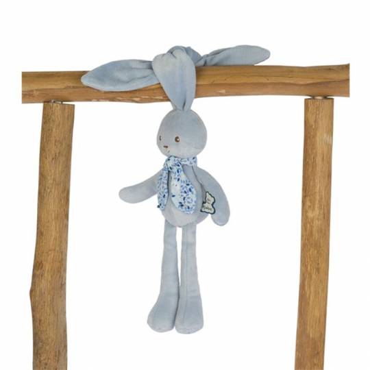 Doudou Pantin bleu lapin Petit 25 cm kaloo - 2