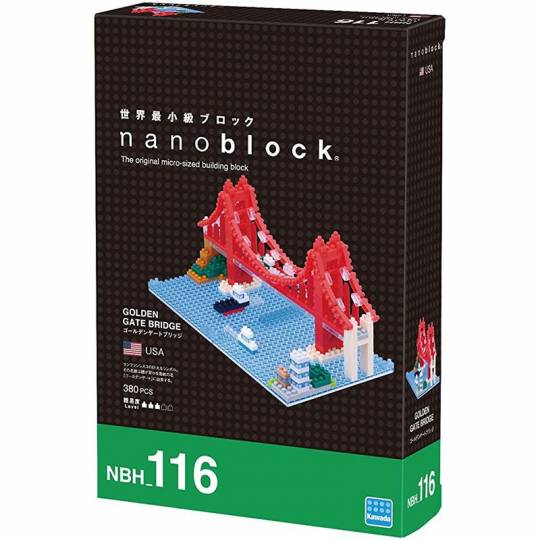 Pont du Golden Gate - Sights series NANOBLOCK NANOBLOCK - 4