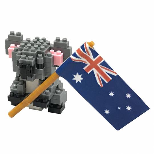 Koala avec drapeau australien - Mini series NANOBLOCK NANOBLOCK - 1