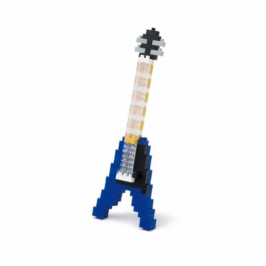 Guitare électrique bleue - Mini series NANOBLOCK NANOBLOCK - 1