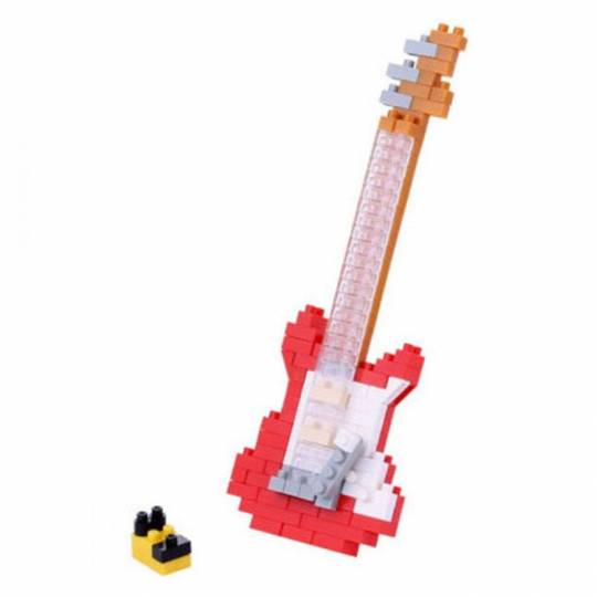 Guitare électrique rouge - Mini series NANOBLOCK NANOBLOCK - 2