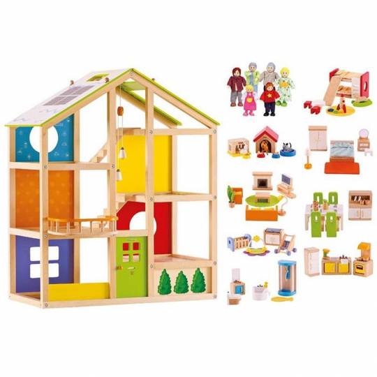 Maison de poupée toute saison meublée - Hape Hape - 2
