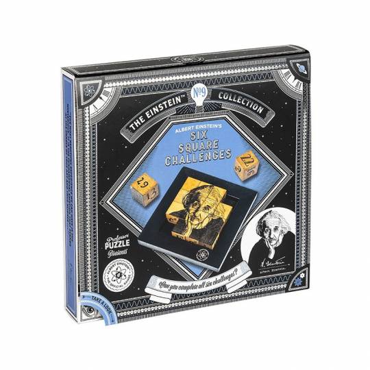 The Einstein Collection n°9 - 6 Square Challenges Professor Puzzle - 1