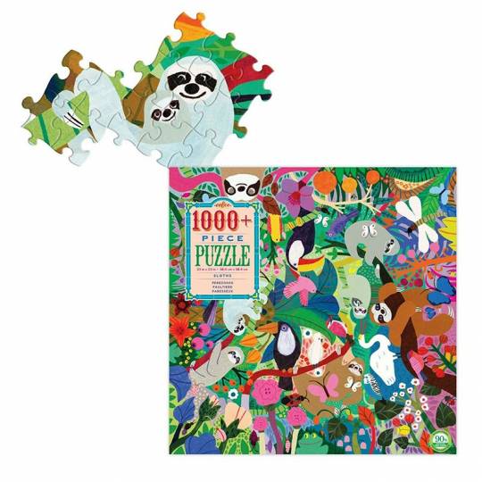 Puzzle Sloths - 1000 pcs Eeboo - 1