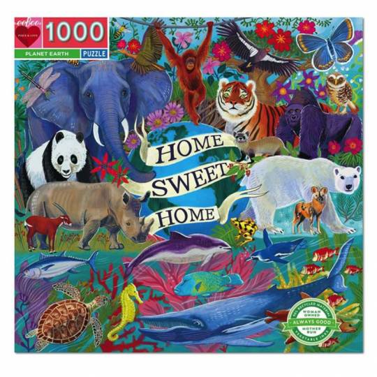 Puzzle Planet Earth - 1000 pcs Eeboo - 1