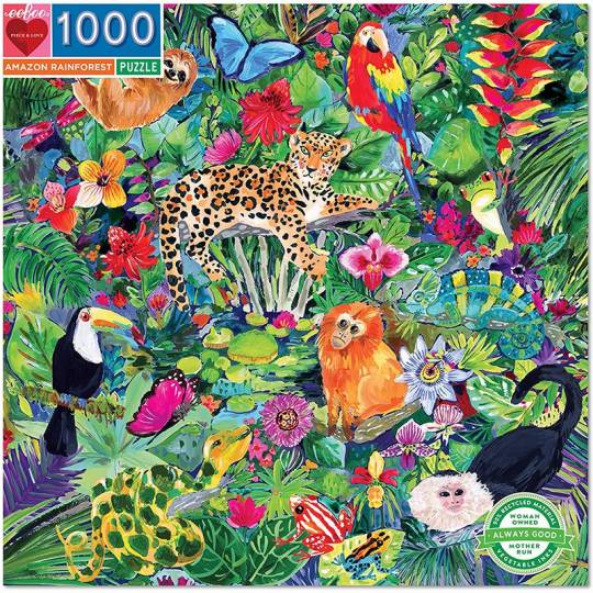 Puzzle Amazon Rainforest - 1000 pcs Eeboo - 2