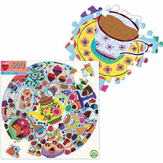 Puzzle Tea party - 500 pcs Eeboo - 2
