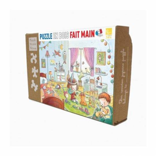 Puzzle bois - Goûter imaginaire - 12 pcs Puzzle Michèle Wilson - 1