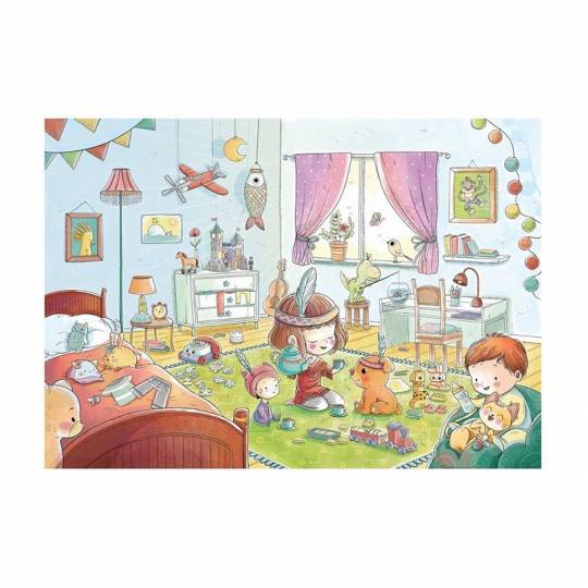 Puzzle bois - Goûter imaginaire - 12 pcs Puzzle Michèle Wilson - 2