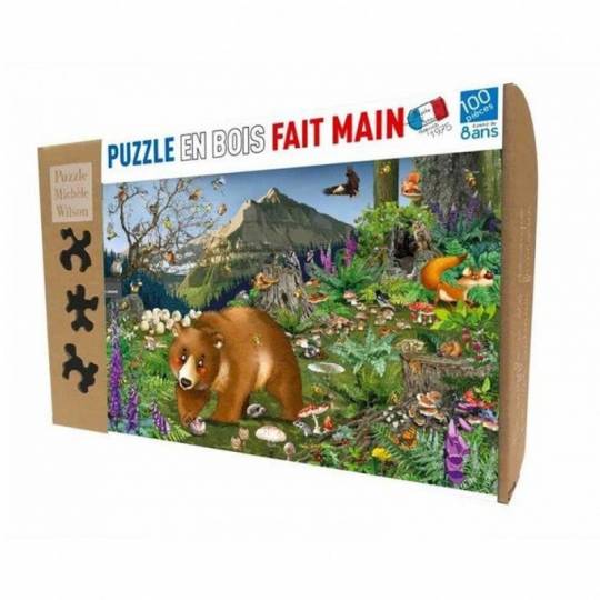 Puzzle bois - En montagne - 100 pcs Puzzle Michèle Wilson - 1