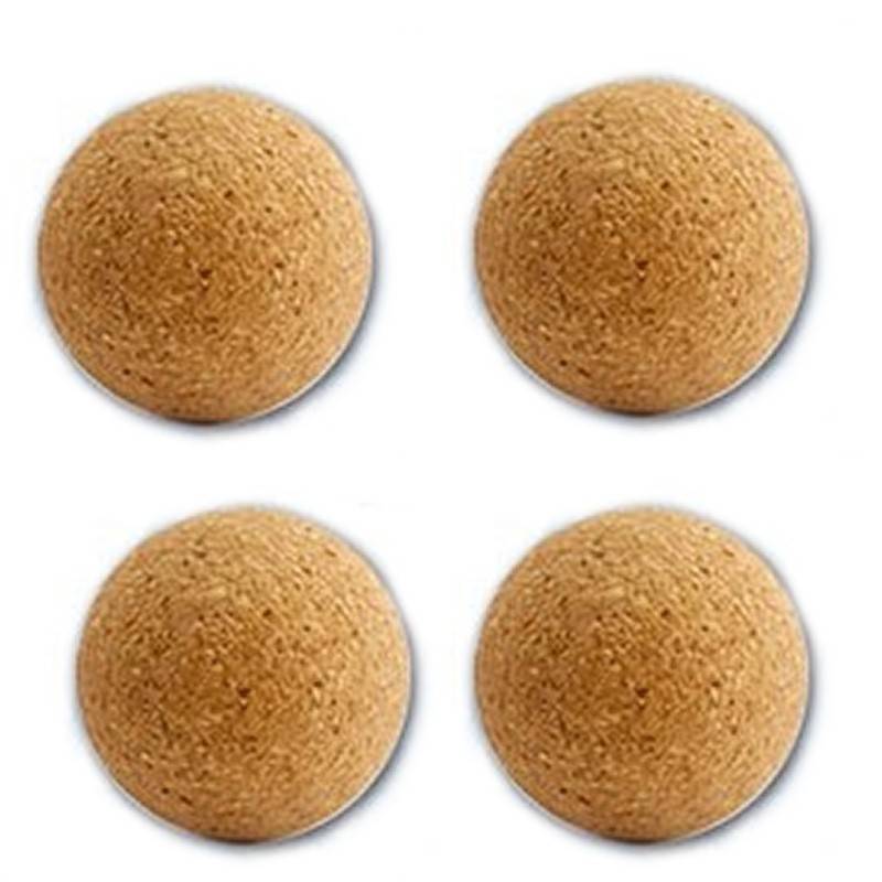 4 balles blanches 35mm - Balles babyfoot - boutique BCD JEUX