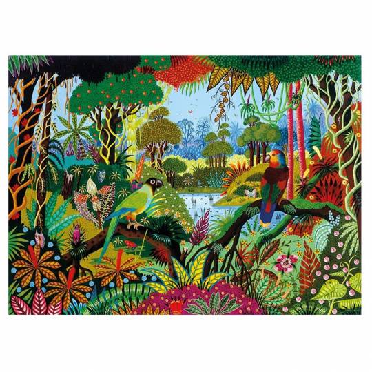 Puzzle d'art en bois - Perruche et amazone - 650 pcs Puzzle Michèle Wilson - 2