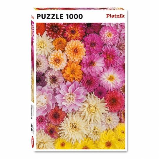 Puzzle Dahlias - 1000 pcs Piatnik - 1
