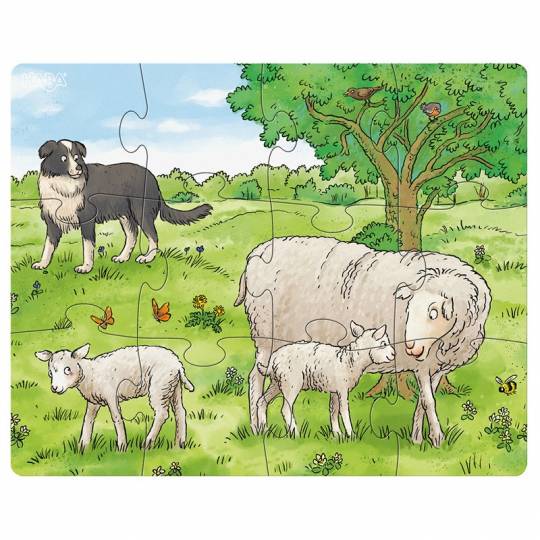 Puzzles Bébés animaux de la ferme - 18 pcs Haba - 2