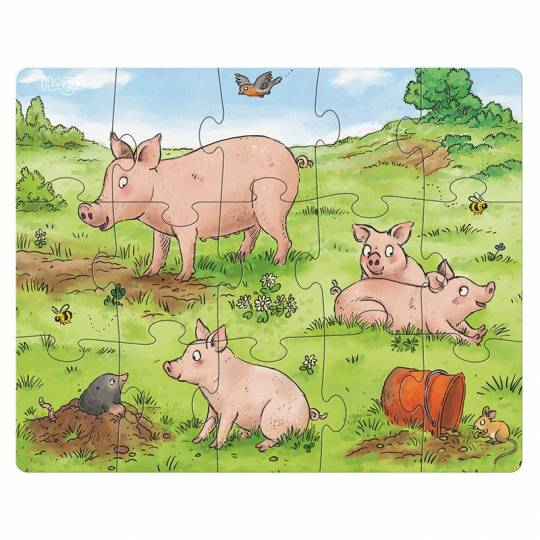 Puzzles Bébés animaux de la ferme - 18 pcs Haba - 3