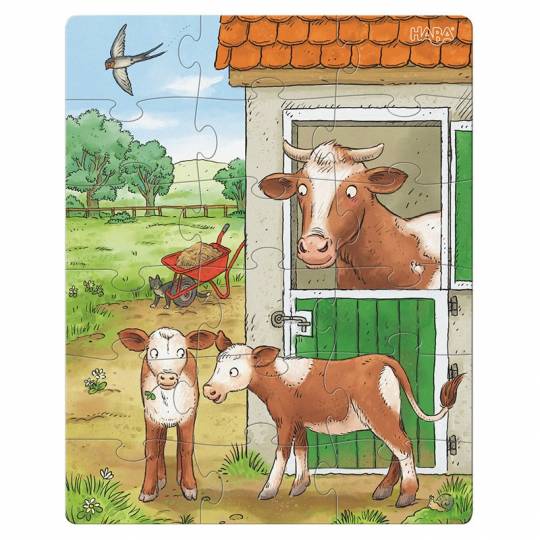 Puzzles Bébés animaux de la ferme - 18 pcs Haba - 4