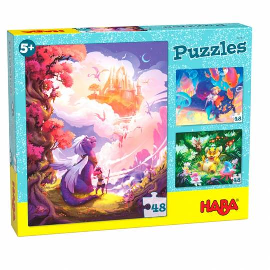 Puzzles Au pays fantastique - 48 pcs Haba - 1