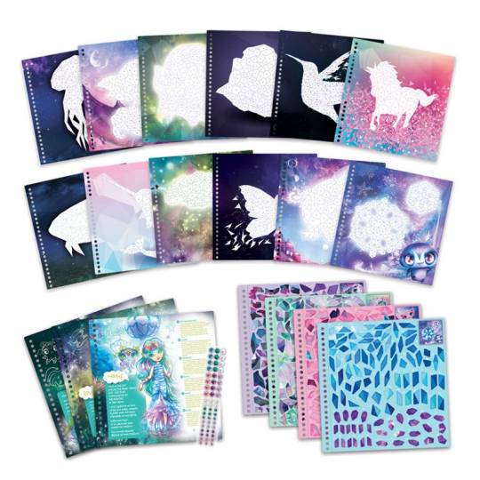 Nebulous Stars - Carnet Créatif - Peinture par autocollants Nebulous Stars - 2