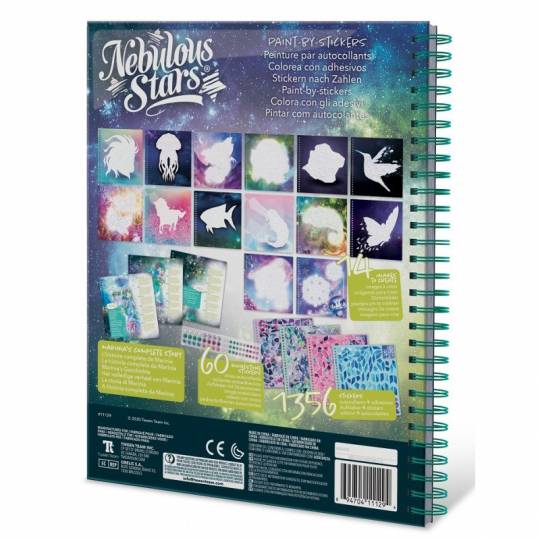 Nebulous Stars - Carnet Créatif - Peinture par autocollants Nebulous Stars - 5