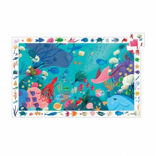 Puzzle d'observation Aquatique - 54 pcs Djeco - 2