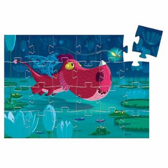 Puzzle Edmond le dragon - 24 pcs Djeco - 2