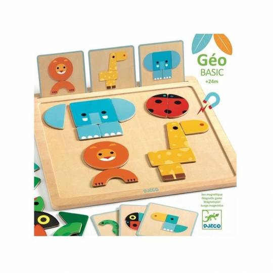 GeoBasic - Jeu magnétique Djeco Djeco - 2