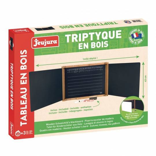 Triptyque en bois teinté Chêne - JeuJura Jeujura - 2