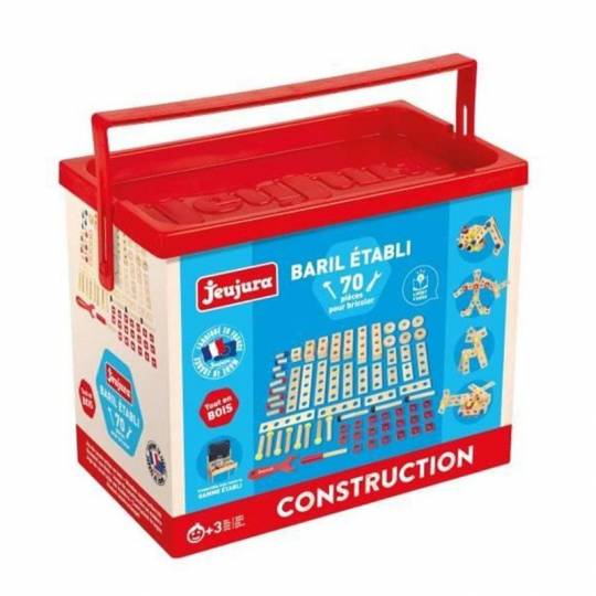 Baril Établi pour bricoler 70 pièces - JeuJura Jeujura - 1