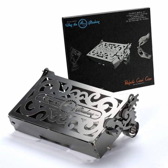 Perfecto Card Case - Puzzle 3D Mécanique en Métal Time For Machine - 1