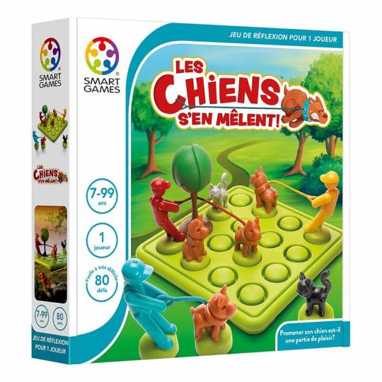 Les chiens s'en mêlent (Walk the Dog) - SMART GAMES SmartGames - 1