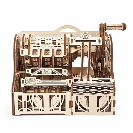 Caisse Enregistreuse - Puzzle 3D Mécanique en bois UGEARS - 1