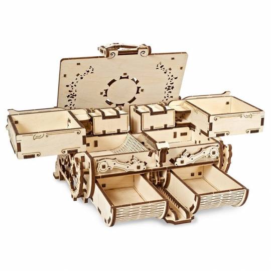 Boite Ambre - Puzzle 3D Mécanique en bois UGEARS - 2