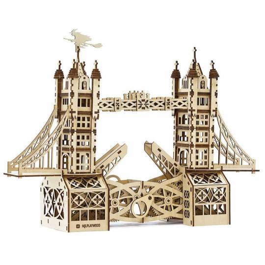 Tower Bridge petite - maquette 3D mobile en bois Mr Playwood - 1