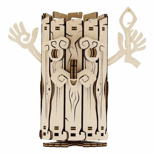Tirelire Esprit de la Foret - maquette 3D mobile en bois Mr Playwood - 1