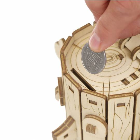 Tirelire Esprit de la Foret - maquette 3D mobile en bois Mr Playwood - 2