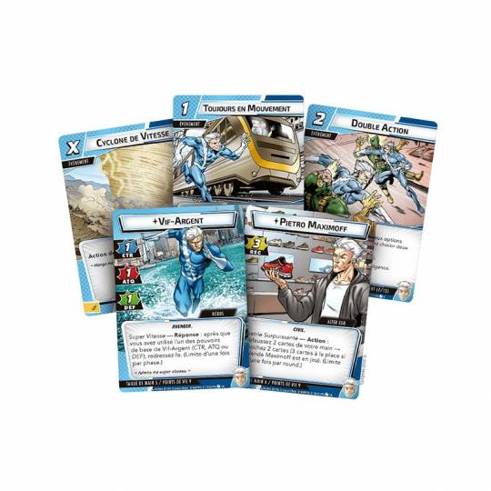 Extension Marvel Champions - Vif-Argent (QuickSilver) Fantasy Flight Games - 2