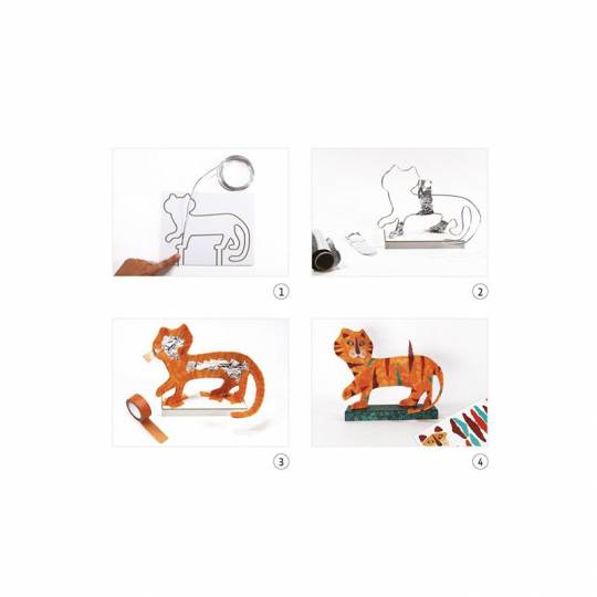 Atelier sculpture - Le tigre Djeco - 3