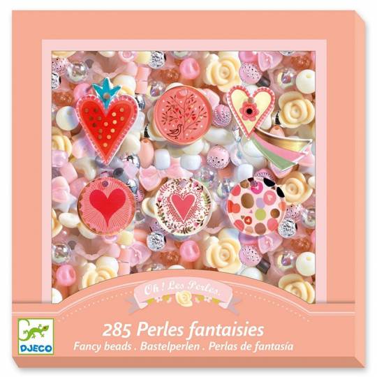 Perles fantaisies - Coeurs Djeco - 1