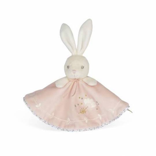 Doudou rond lapinou rose 20 cm - Kaloo kaloo - 1