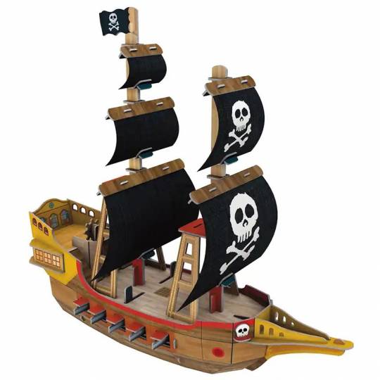 Les Aventures des Pirates 3D - Puzzle 3D et livre Sassi - 2