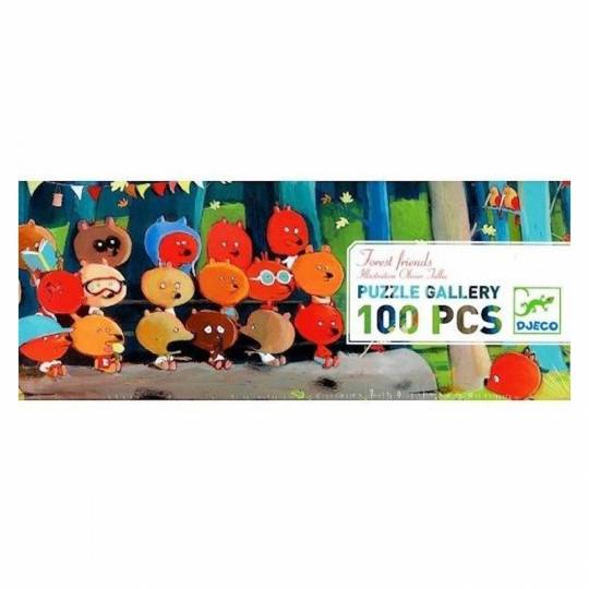 Puzzle gallery - Forest friends - 100 pcs Djeco - 1
