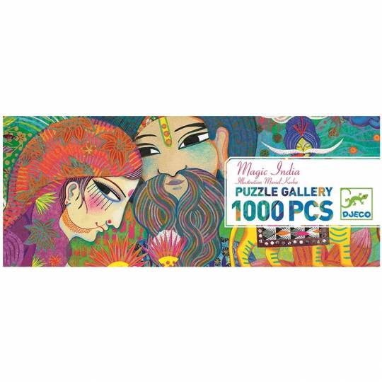 Puzzle gallery - Magic India - 1000 pcs Djeco - 1